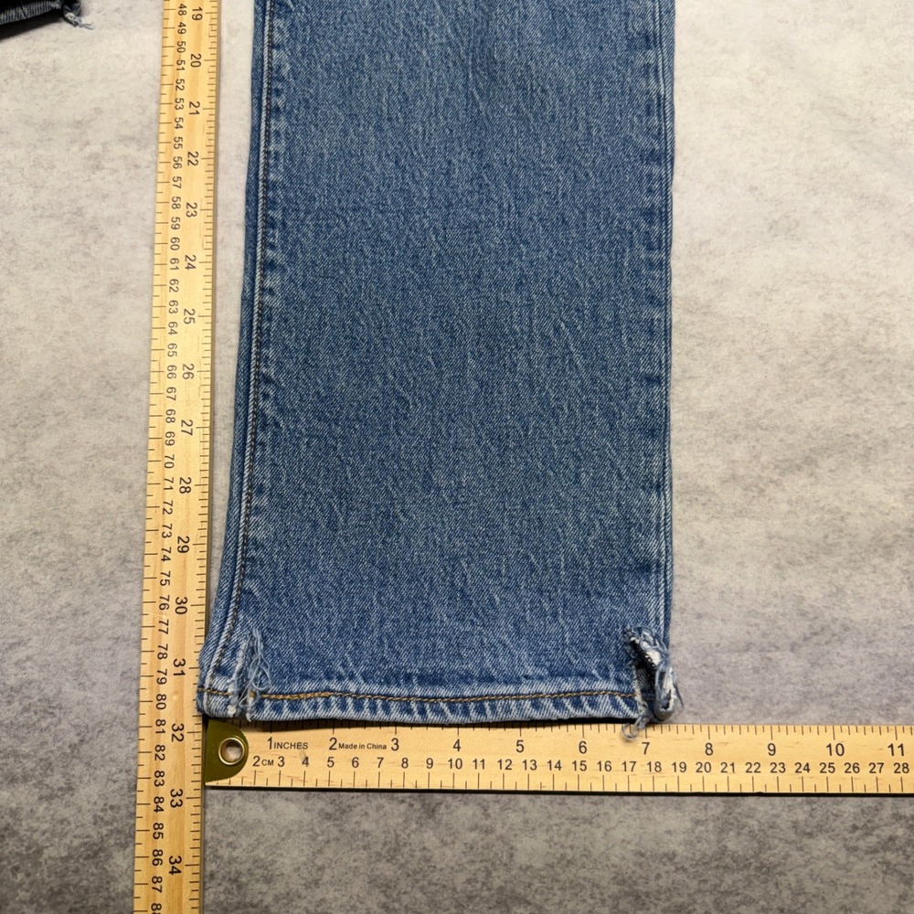 Levis 501xx Original Fit Button Fly Jeans Mens 33x32 Medium Blue Straight Leg - Picture 8 of 11